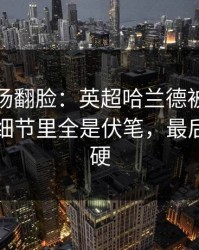 有人当场翻脸：英超哈兰德被针对太明显，细节里全是伏笔，最后那下太硬