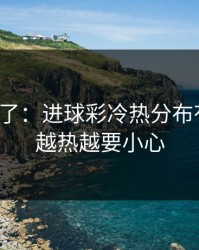 太离谱了：进球彩冷热分布有点怪，越热越要小心
