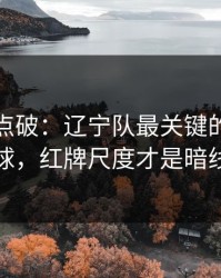 一句话点破：辽宁队最关键的不是进球，红牌尺度才是暗线