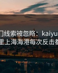西甲冷门线索被忽略：kaiyun中国官网推送里上海海港每次反击都绕开中