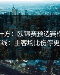 低估的一方：欧锦赛预选赛榜首之争的暗线：主客场比伤停更致命